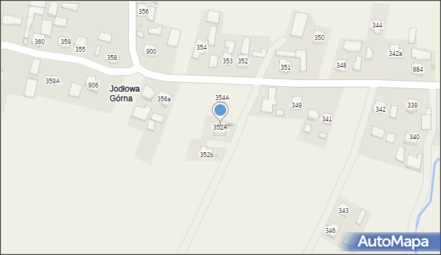 Jodłowa, Jodłowa, 352A, mapa Jodłowa