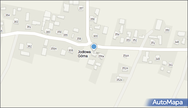 Jodłowa, Jodłowa, 358a, mapa Jodłowa