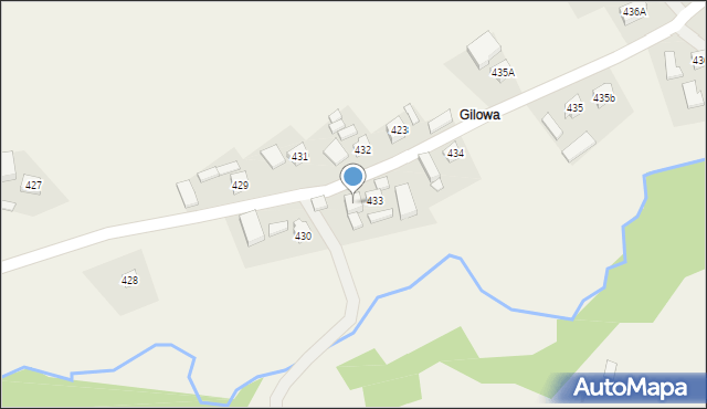 Jodłowa, Jodłowa, 433A, mapa Jodłowa