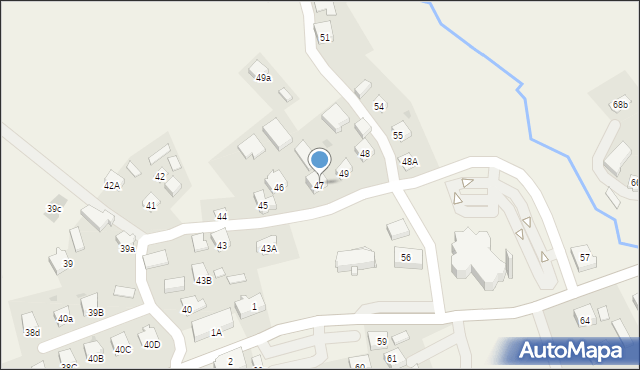 Jodłowa, Jodłowa, 47, mapa Jodłowa