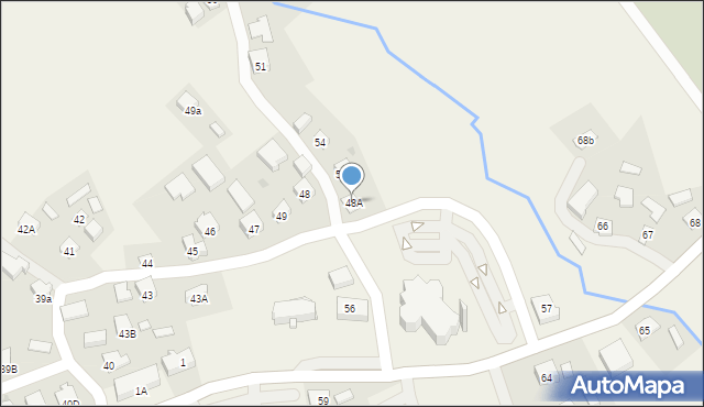 Jodłowa, Jodłowa, 48A, mapa Jodłowa