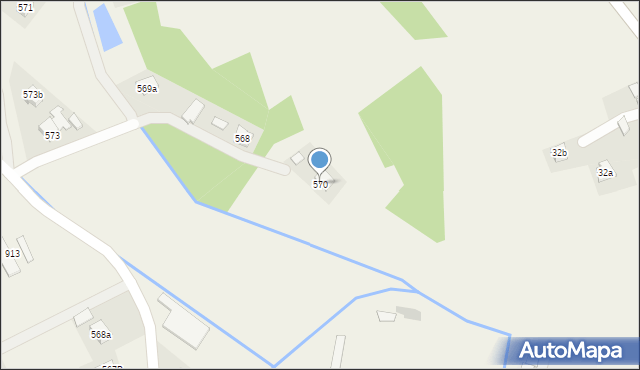 Jodłowa, Jodłowa, 570, mapa Jodłowa