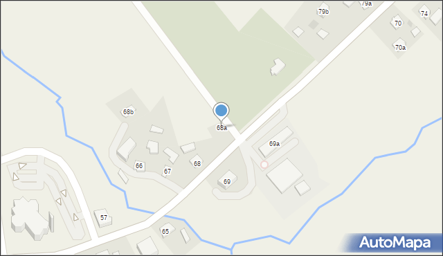 Jodłowa, Jodłowa, 68a, mapa Jodłowa