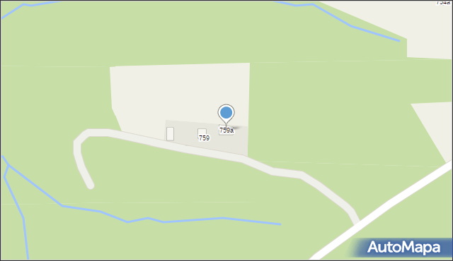 Jodłowa, Jodłowa, 759a, mapa Jodłowa