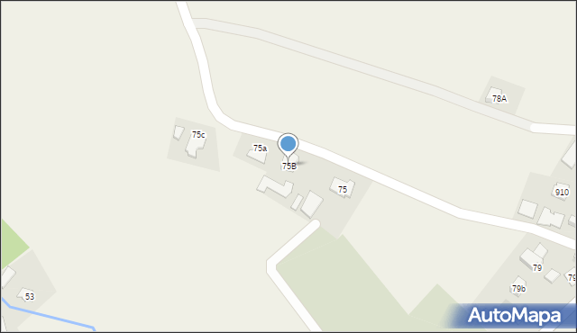 Jodłowa, Jodłowa, 75B, mapa Jodłowa