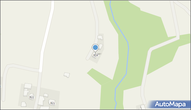 Jodłowa, Jodłowa, 824, mapa Jodłowa