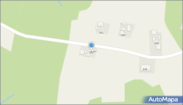 Jodłowa, Jodłowa, 842, mapa Jodłowa