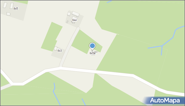 Jodłowa, Jodłowa, 843a, mapa Jodłowa