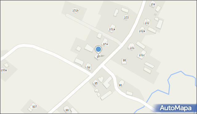 Jodłowa, Jodłowa, 97, mapa Jodłowa