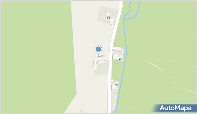 Jodłowice, Jodłowice, 17, mapa Jodłowice