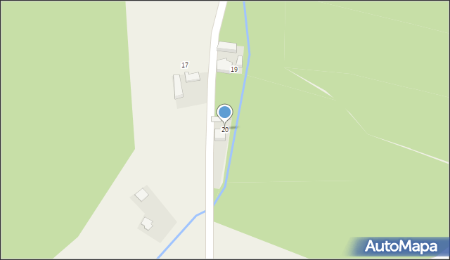 Jodłowice, Jodłowice, 20, mapa Jodłowice