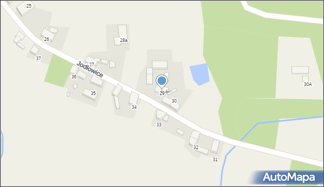Jodłowice, Jodłowice, 29, mapa Jodłowice