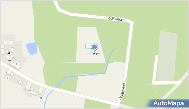 Jodłowice, Jodłowice, 30A, mapa Jodłowice