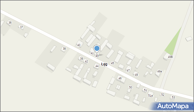 Jodłowiec, Jodłowiec, 43, mapa Jodłowiec