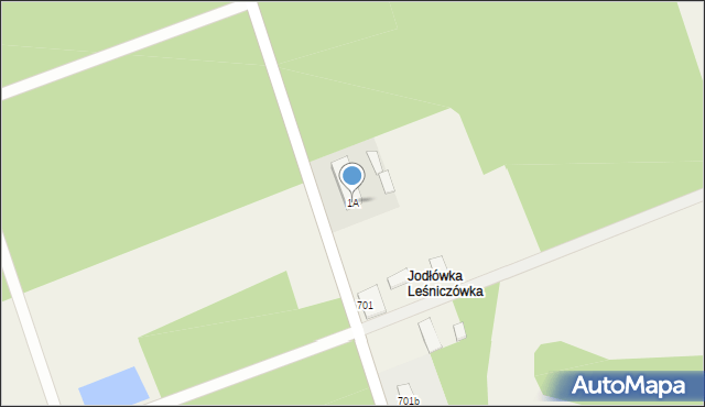 Jodłówka, Jodłówka, 1A, mapa Jodłówka