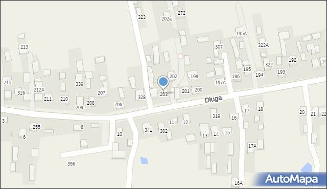 Jodłówka, Jodłówka, 203, mapa Jodłówka