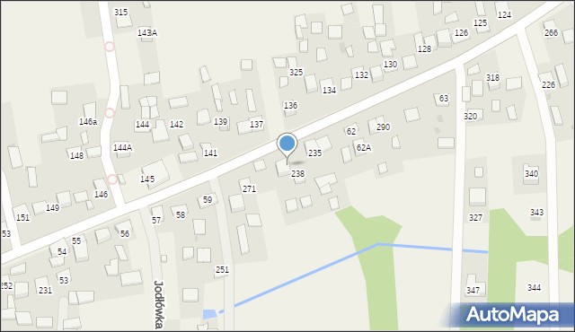 Jodłówka, Jodłówka, 269, mapa Jodłówka