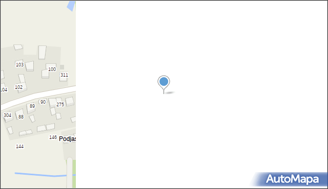 Jodłówka, Jodłówka, 292, mapa Jodłówka