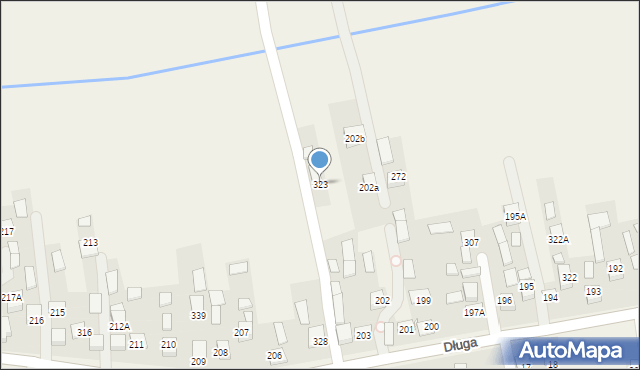 Jodłówka, Jodłówka, 323, mapa Jodłówka