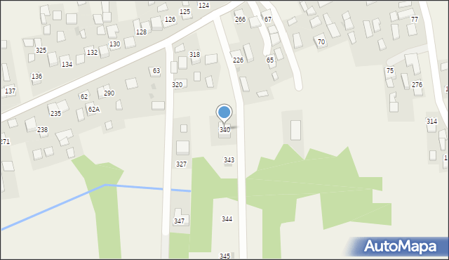 Jodłówka, Jodłówka, 340, mapa Jodłówka