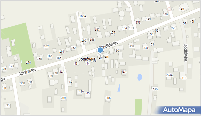 Jodłówka, Jodłówka, 47, mapa Jodłówka