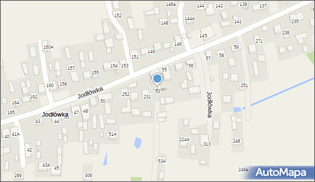 Jodłówka, Jodłówka, 53, mapa Jodłówka