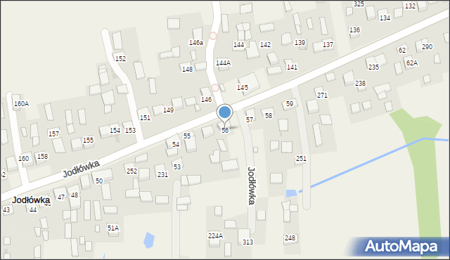 Jodłówka, Jodłówka, 56, mapa Jodłówka