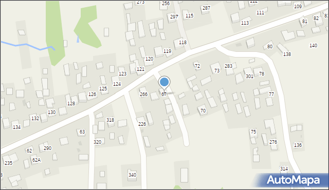 Jodłówka, Jodłówka, 67, mapa Jodłówka