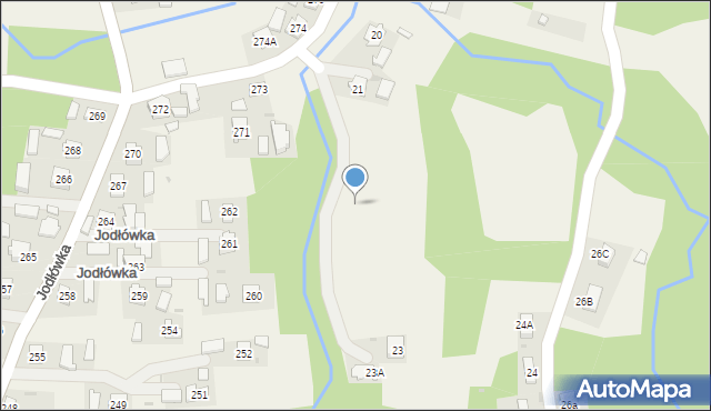 Jodłówka, Jodłówka, 22, mapa Jodłówka