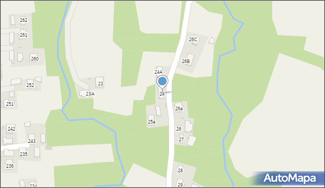 Jodłówka, Jodłówka, 24, mapa Jodłówka