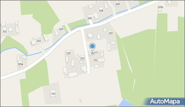 Jodłówka, Jodłówka, 331, mapa Jodłówka