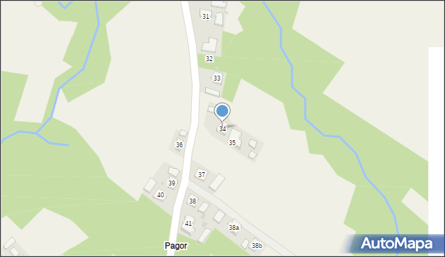 Jodłówka, Jodłówka, 34, mapa Jodłówka