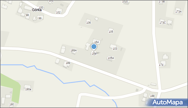 Jodłówka Tuchowska, Jodłówka Tuchowska, 104, mapa Jodłówka Tuchowska