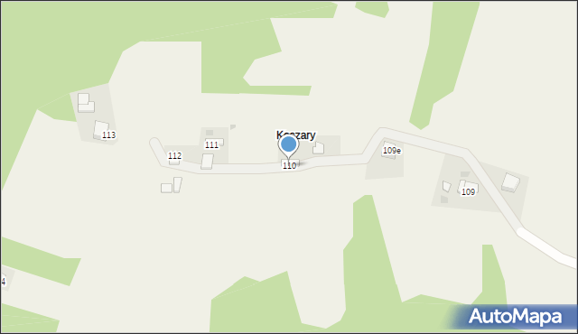 Jodłówka Tuchowska, Jodłówka Tuchowska, 110, mapa Jodłówka Tuchowska