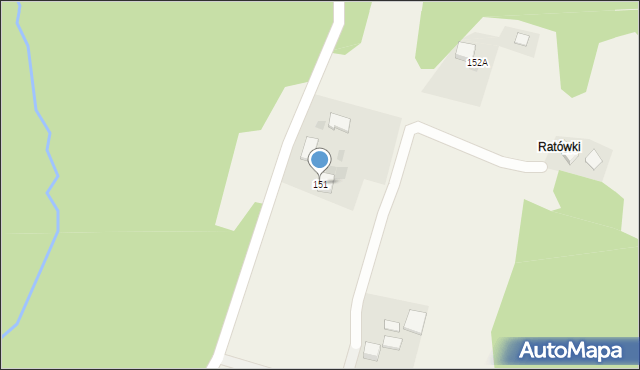 Jodłówka Tuchowska, Jodłówka Tuchowska, 151, mapa Jodłówka Tuchowska