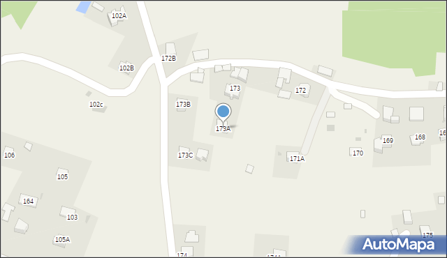 Jodłówka Tuchowska, Jodłówka Tuchowska, 173A, mapa Jodłówka Tuchowska