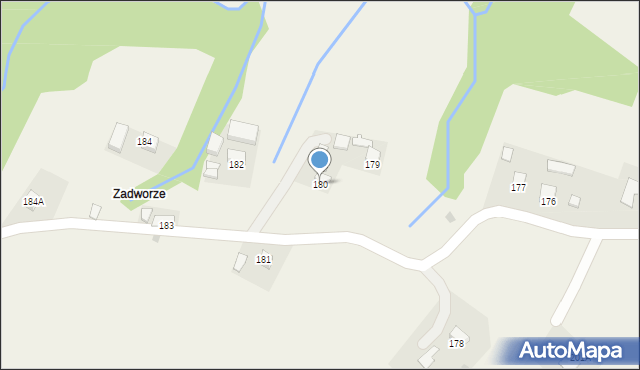 Jodłówka Tuchowska, Jodłówka Tuchowska, 180, mapa Jodłówka Tuchowska