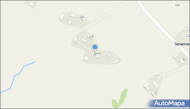 Jodłówka Tuchowska, Jodłówka Tuchowska, 217, mapa Jodłówka Tuchowska