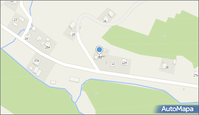 Jodłówka Tuchowska, Jodłówka Tuchowska, 260, mapa Jodłówka Tuchowska