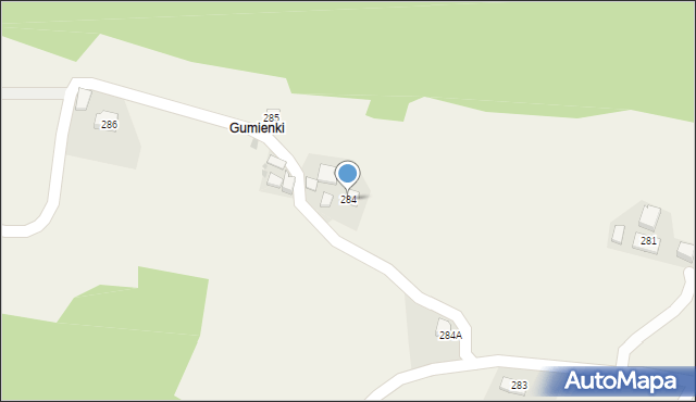 Jodłówka Tuchowska, Jodłówka Tuchowska, 284, mapa Jodłówka Tuchowska