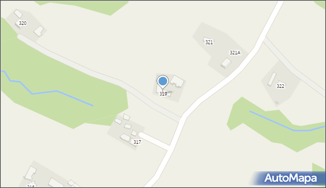 Jodłówka Tuchowska, Jodłówka Tuchowska, 319, mapa Jodłówka Tuchowska