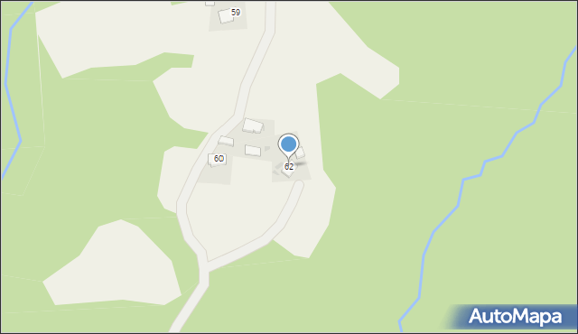 Jodłówka Tuchowska, Jodłówka Tuchowska, 62, mapa Jodłówka Tuchowska