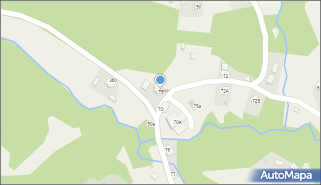 Jodłówka Tuchowska, Jodłówka Tuchowska, 73, mapa Jodłówka Tuchowska