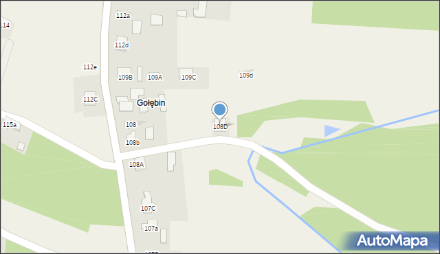 Jodłówka-Wałki, Jodłówka-Wałki, 108D, mapa Jodłówka-Wałki
