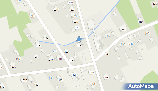 Jodłówka-Wałki, Jodłówka-Wałki, 21A, mapa Jodłówka-Wałki