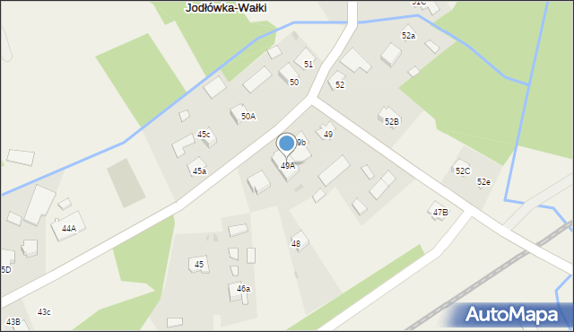 Jodłówka-Wałki, Jodłówka-Wałki, 49A, mapa Jodłówka-Wałki