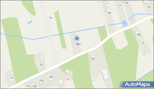 Jodłówka-Wałki, Jodłówka-Wałki, 75B, mapa Jodłówka-Wałki