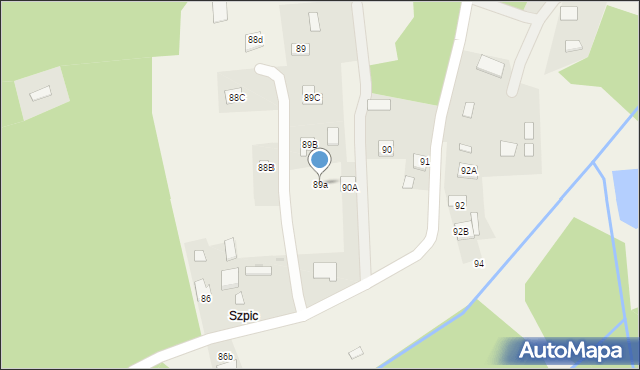 Jodłówka-Wałki, Jodłówka-Wałki, 89a, mapa Jodłówka-Wałki