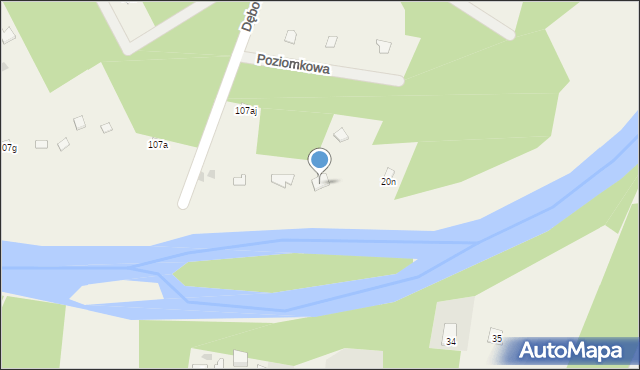 Joniec, Joniec, 107ae, mapa Joniec