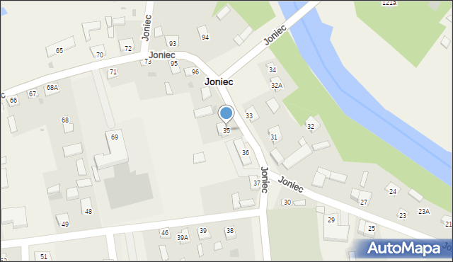 Joniec, Joniec, 35, mapa Joniec